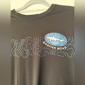 Patagonia Capilene Dogfish Head Brewery Men’s Black and Blue Technical Shirt